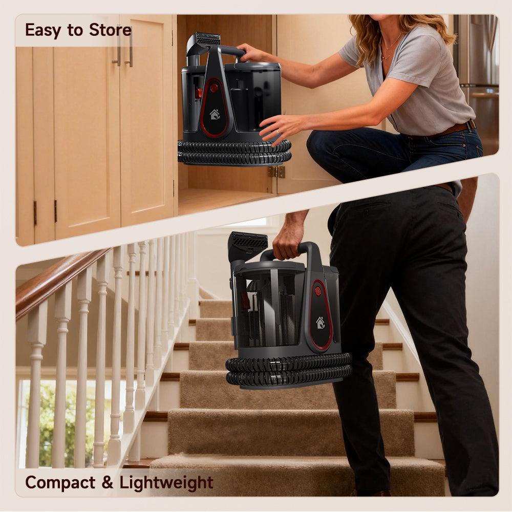 WHALLULTRA Carpet Cleaner Machine for Upholstery, Rugs and Spot Cleaning