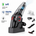 WHALLULTRA Cordless Handheld Vacuum Cleaner with Charging Dock, Lightweight Portable Design for Home Daily Cleaning, Countertop/Compact Storage