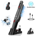 WHALLULTRA Handheld Vacuum Cleaner, Lightweight Portable Car Vacuum Cleaner, Cordless Vacuum with Charging Dock, LED Light, Strong Suction for Office Home