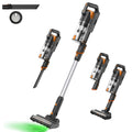 WHALLULTRA Cordless Vacuum Cleaner, Powerful Suction, Long Runtime, Lightweight Stick Vacuum for Pet Hair, Carpet & Hard Floor, Rechargeable, Detachable Battery, HEPA Filtration