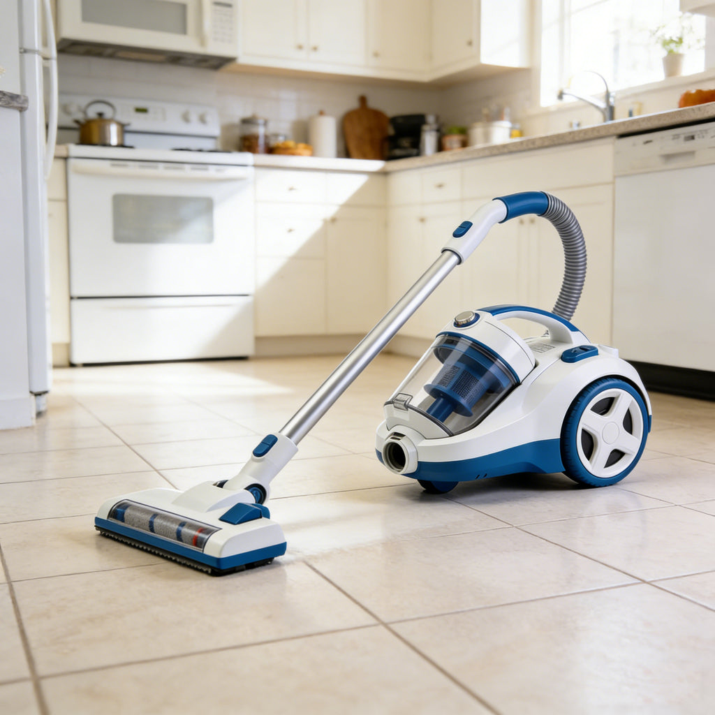 WHALLULTRA Canister Vacuum Cleaner, Powerful Suction, Large Dust Cup, Lightweight Canister Vacuum with Attachments for Carpet, Hardwood Floor & Pet Hair