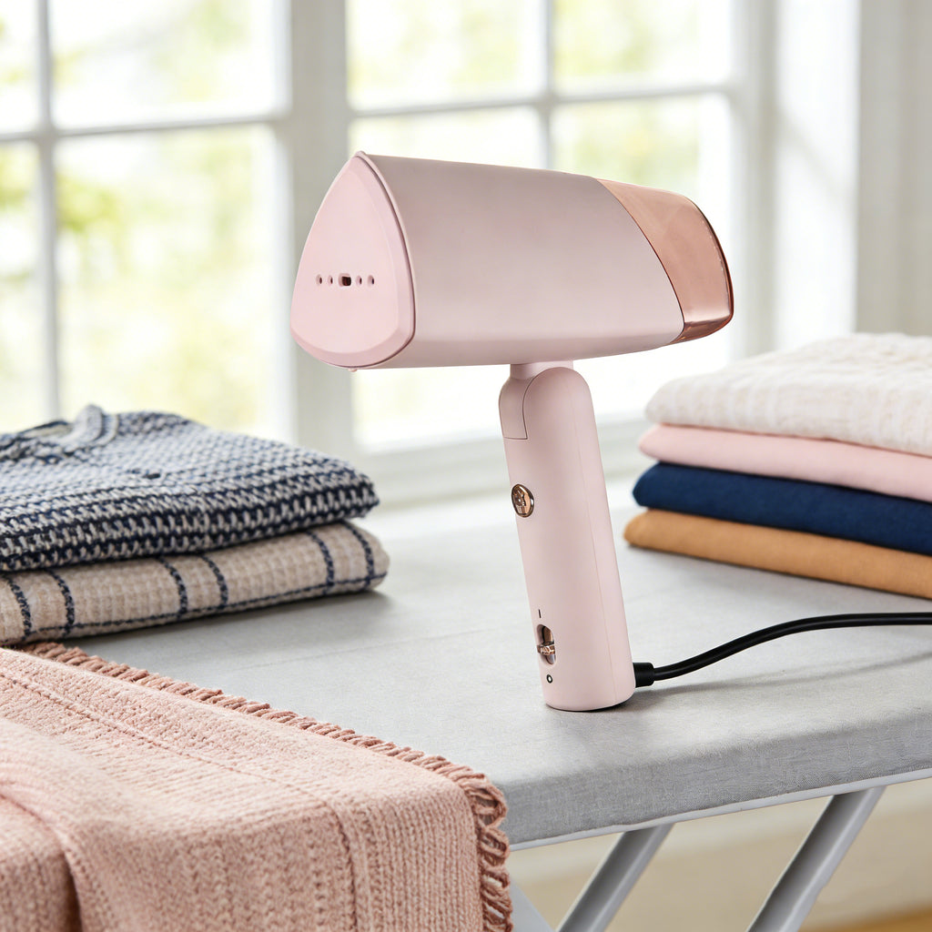 WHALLULTRA Foldable Garment Steamer, Portable Handheld Fabric Wrinkle Remover for Home and Travel