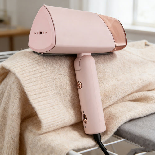 WHALLULTRA 2-in-1 Foldable Handheld Steamer, Wet Dry Ironing Clothes Wrinkle Cleaner for Travel and Home