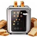 WHALLULTRA Toaster 2 slice, 6 Bread Shade Settings,Stainless Steel Toasters with Bagel,Cancel,Defrost Function,Removable Crumb Tray,sliver