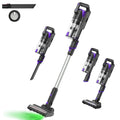WHALLULTRA Lightweight Cordless Stick Vacuum, Self-Standing, LED Headlights, 6-in-1 Versatile Vacuum Cleaner for Home, Car, Stairs & Upholstery, Quiet Operation, Wall-Mount Charger