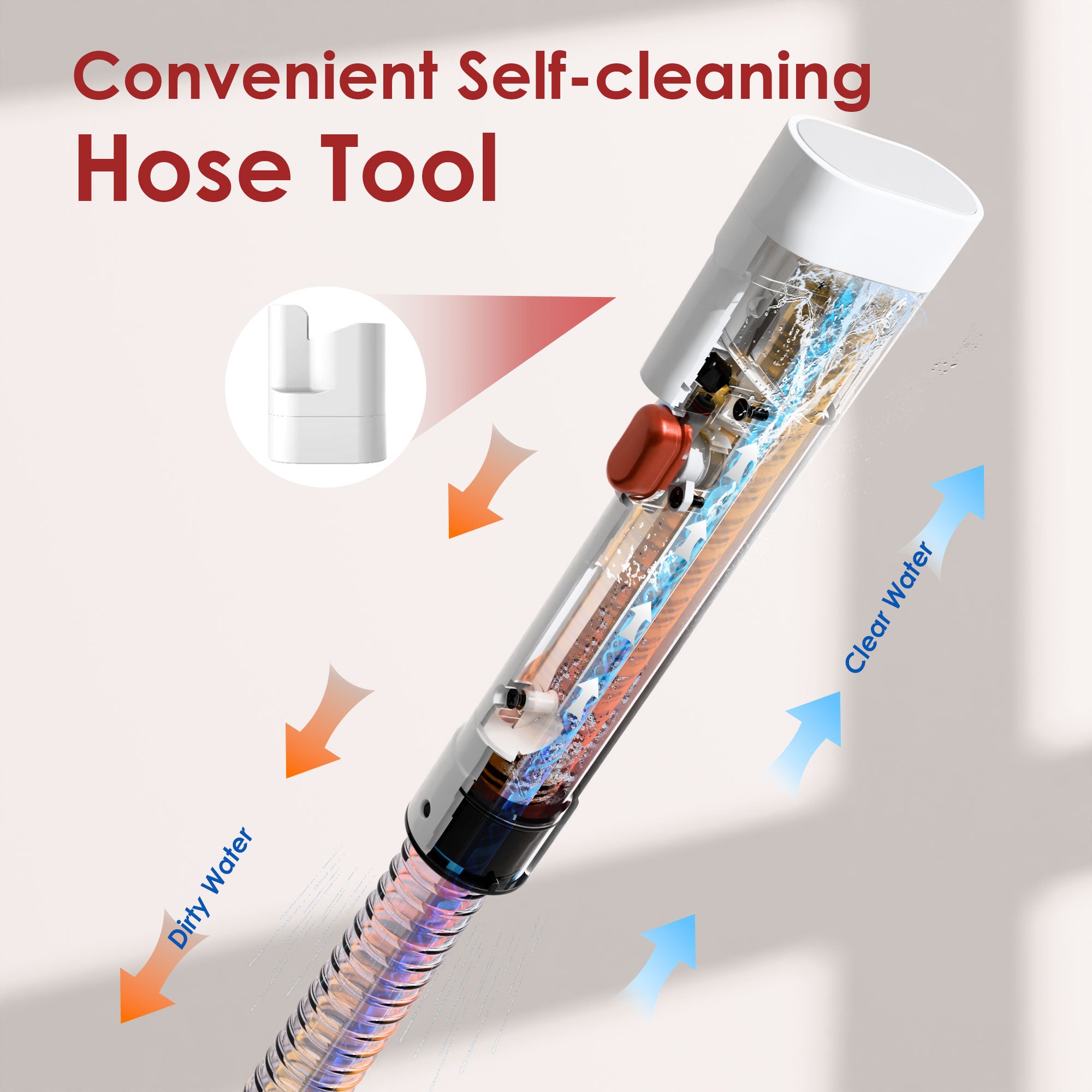 WHALLULTRA Portable Carpet Upholstery Cleaner, Carpet Cleaner Machine, Power Suction with 3 Tools, Spot Deep Cleaner for Carpet, Couches, Car